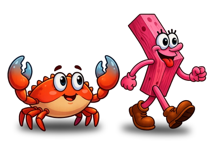 written with rust picture